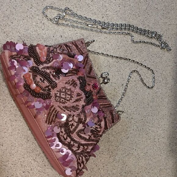 👌 Pink beaded purse - Picture 1 of 4